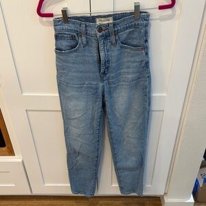 Madewell Light Blue Straight Fit Denim